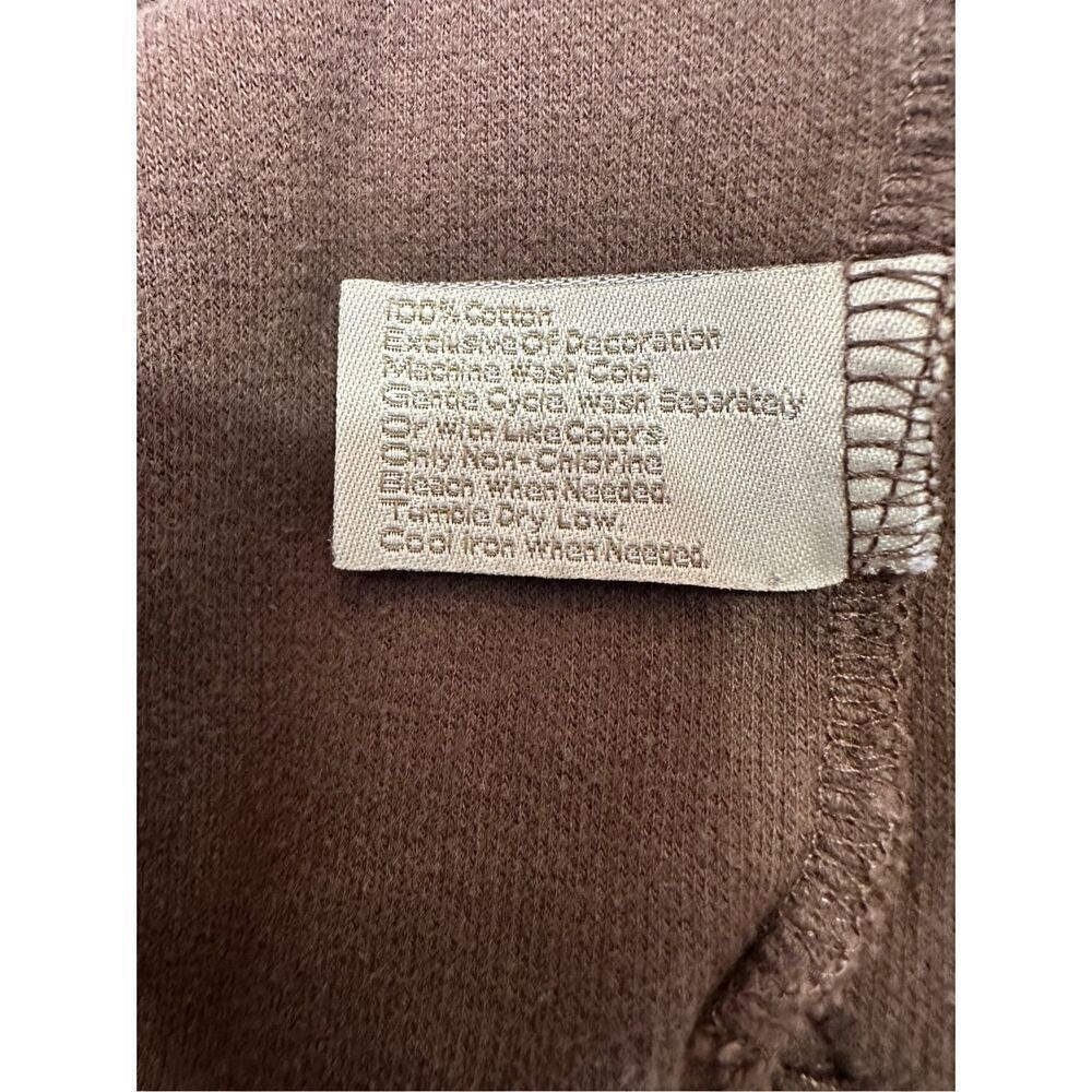 Paradise men’s brown 1/4 zip pullover sweater size Large. #46-1910 - Picture 3 of 4